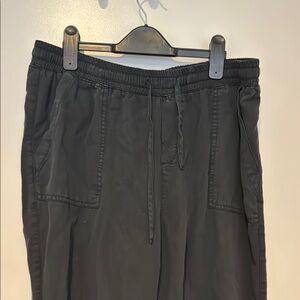 Black Casual Cargo Pants